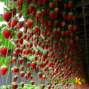 Клубника ампельная Анастасия купить по цене от 370р. в интернет-магазине «Посадика» с доставкой почтой в в Туране и по всей России – [изображение №1].
