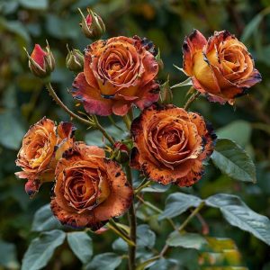 Роза плетистая Оранжевый Бриллиант купить по цене от 450р. в интернет-магазине «Посадика» с доставкой почтой в в Туране и по всей России – [изображение №1].